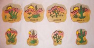 43 Ceramic Coasters and Magnets Cactus