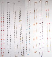 47 Swarovski Crystal Necklaces with Sterling Silver