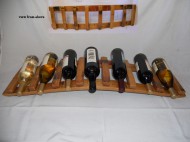 60 Wine Rack Barrel Wood